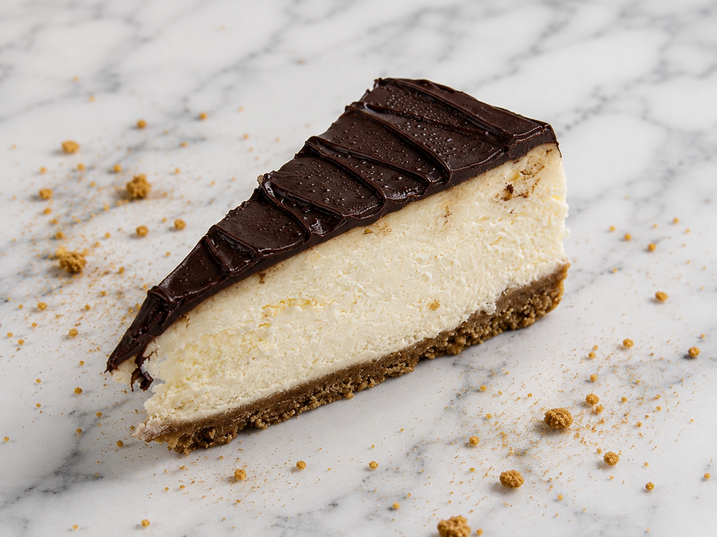 1 (1) Godiva Chocolate Cheesecake Slice with Whipped Cream – Rich Chocolate Dessert - Image 1