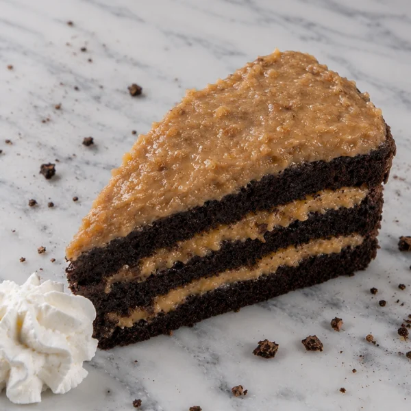 German Chocolate Cake Slice
