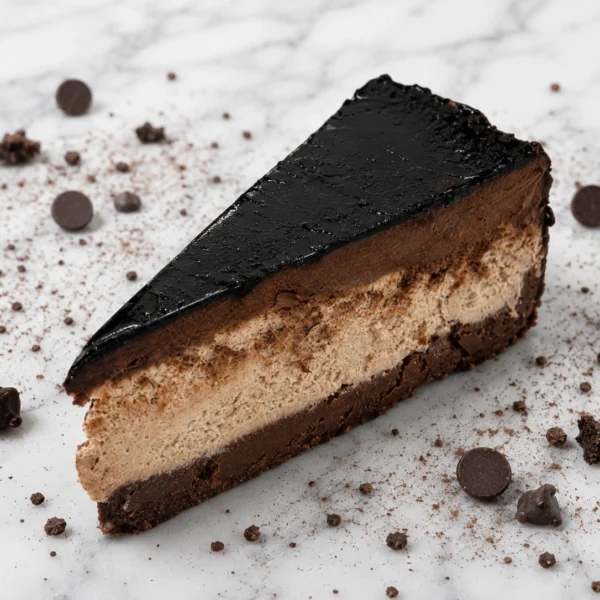 Godiva Chocolate Cheesecake Slice