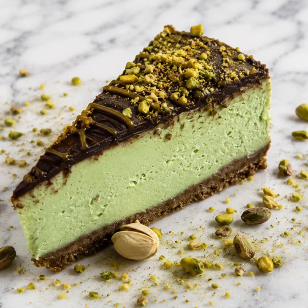 Dubai Cheesecake Slice