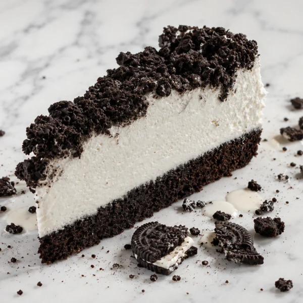 Oreo Mousse Cake Slice
