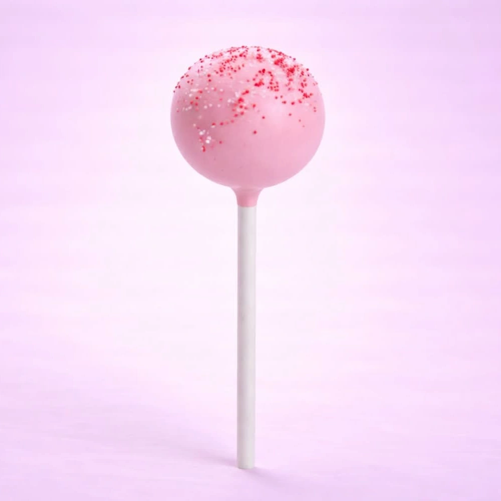 18 (3) Handmade Vanilla Cake Pop - Image 1