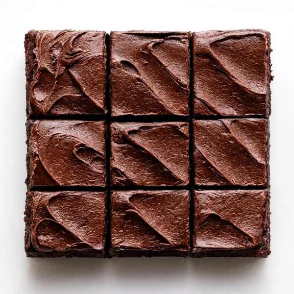 12 Fudge Topped Belgian Chocolate Brownie Tray