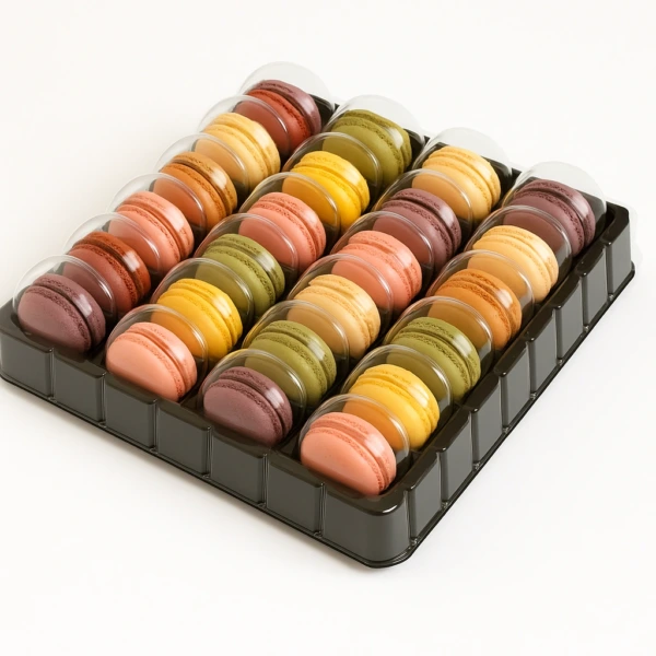 24 French Assorted Pack Macaron Tray