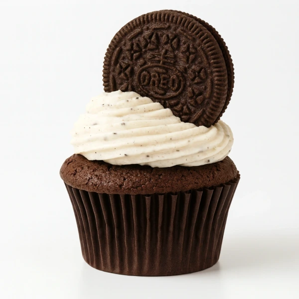Fresh Handmade Oreo Cupcake