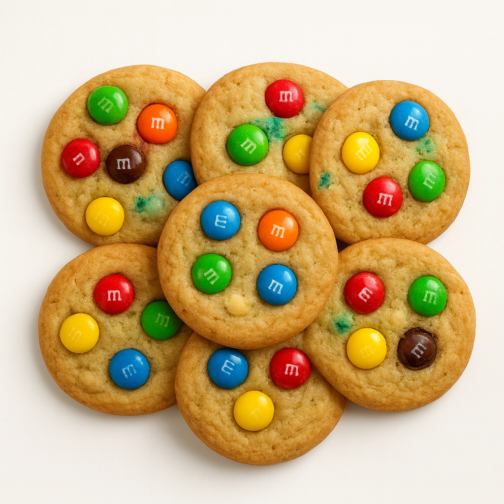 Çikolatalı kurabiyeler ve M&M'ler X-Large Handmade M&M Cookies - Image 1