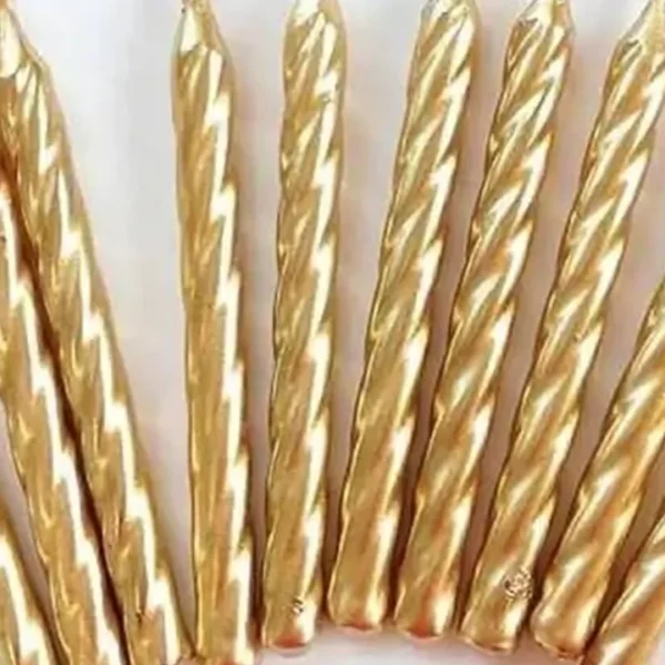 Metalic Colored Special Birthday Candles