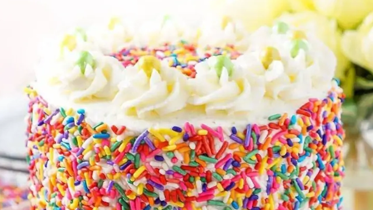 NEW 4 Whole Funfetti Buttercream Cake NEW Funfetti Buttercream Cake - Image 1