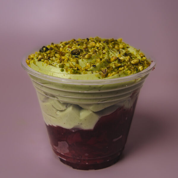 Raspberry Pistachio Dessert Cups