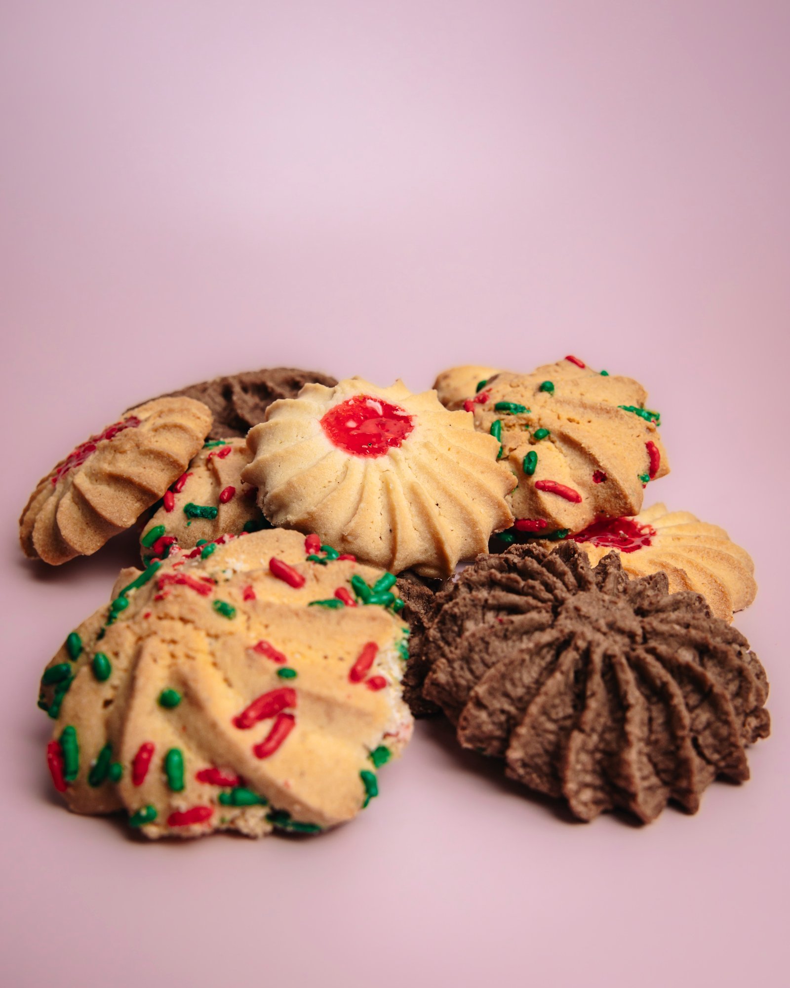 NYBakery&Desserts-318 Handmade Assorted Funfetti Cookies Box – Italian Butter Cookies - Image 1