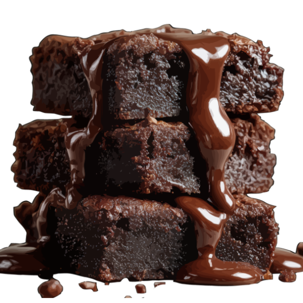 Chocolate Brownie with Fudge Swirl
