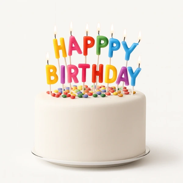 Happy Birthday Cake Topper