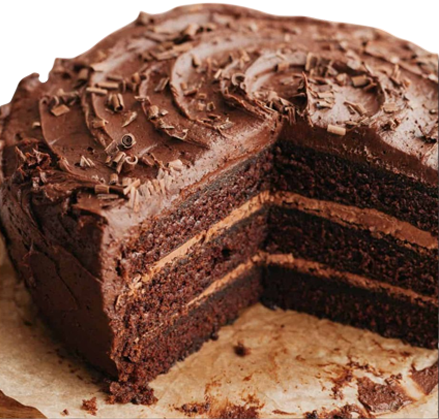 cake Triple Chocolate Cake 8" – Rich Chocolate Layer Cake - Image 1