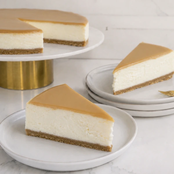 Caramel Cheesecake Slice