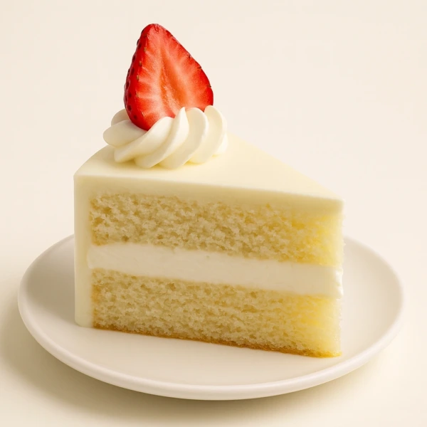 X-Large Strawberry Shortcake Slice with Whip Cream