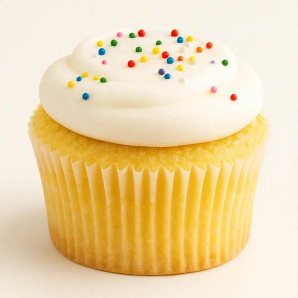Fresh Handmade Vanilla Cupcake