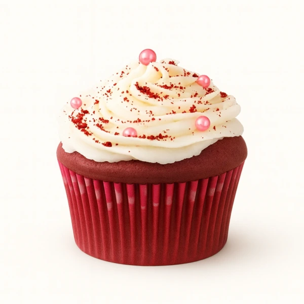 Fresh Handmade Red Velvet Cupcake