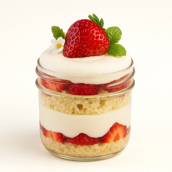 Fresh X-Large Strawberry Shortcake Cups