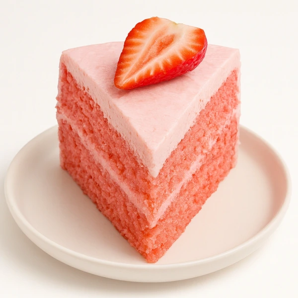 Fresh X-Large Tre Leches Strawberry Cake Slice with Whip Cream