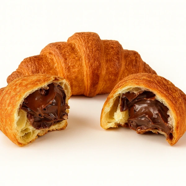 Fresh Handmade Chocolate Croissant