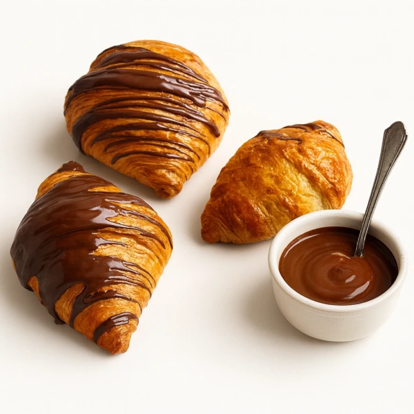 Freshly Baked Nutella Croissant