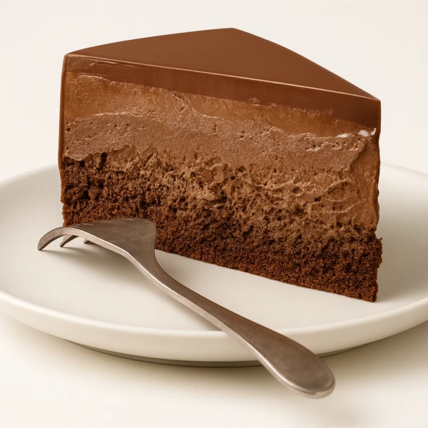 Special X-Large Belgian Chocolate Mousse Cake with Whip Cream