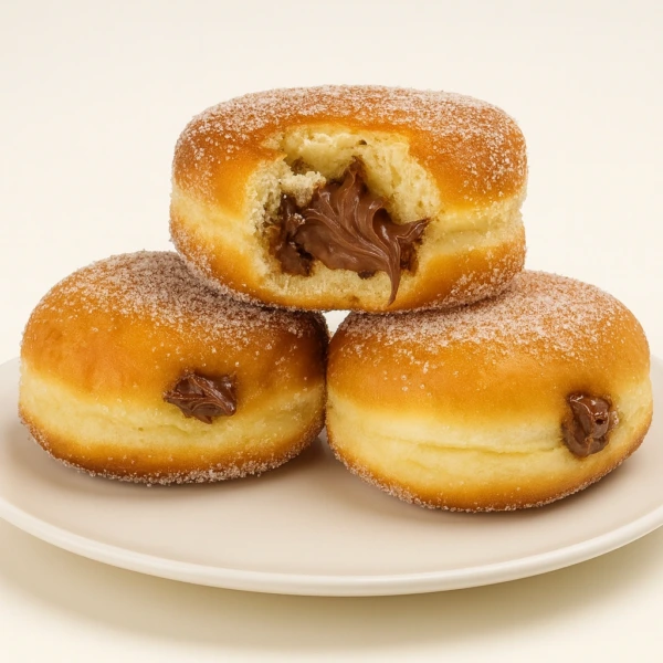Freshly Made Nutella Bomboloni