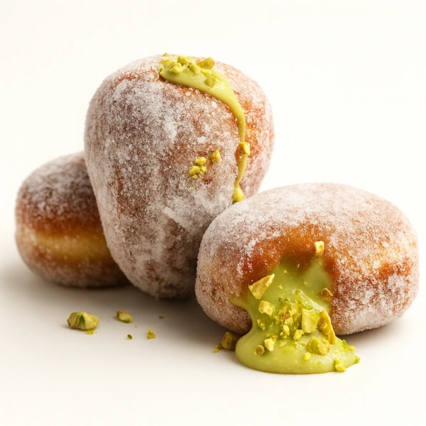 Pistachio Bomboloni