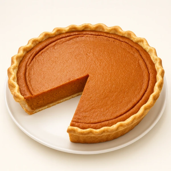 Handmade Seasonal Pumpkin Pie