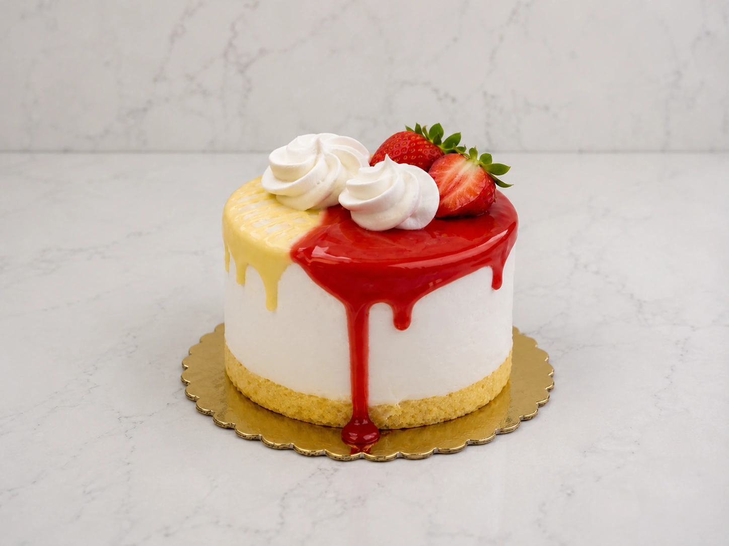 shprtcake Strawberry Shortcake Cake – Fresh Cream Strawberry Cake - Image 1
