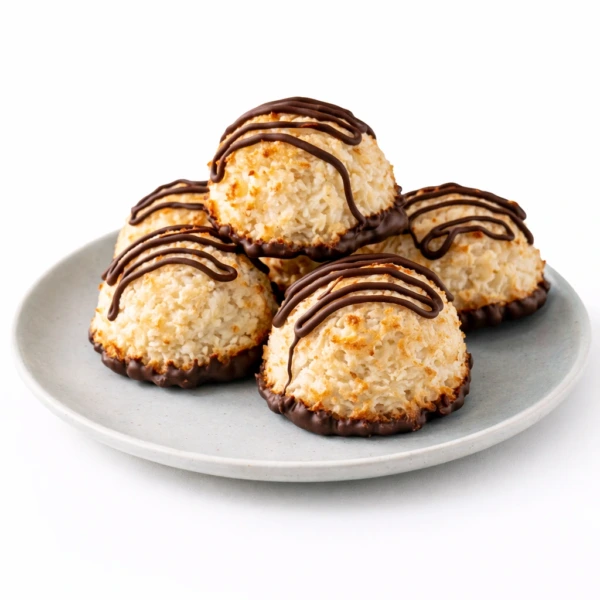 Raspberry Coconut Macaroons