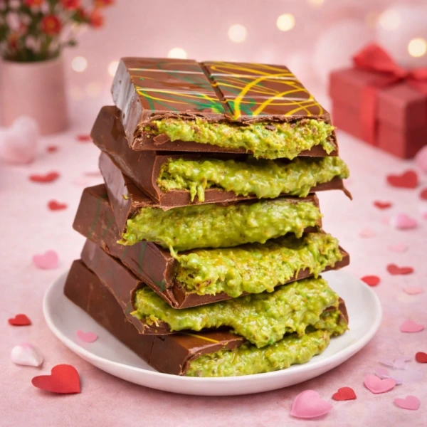 Dubai Bar 6 Chocolate Covered Strawberry 6 Macarons Box