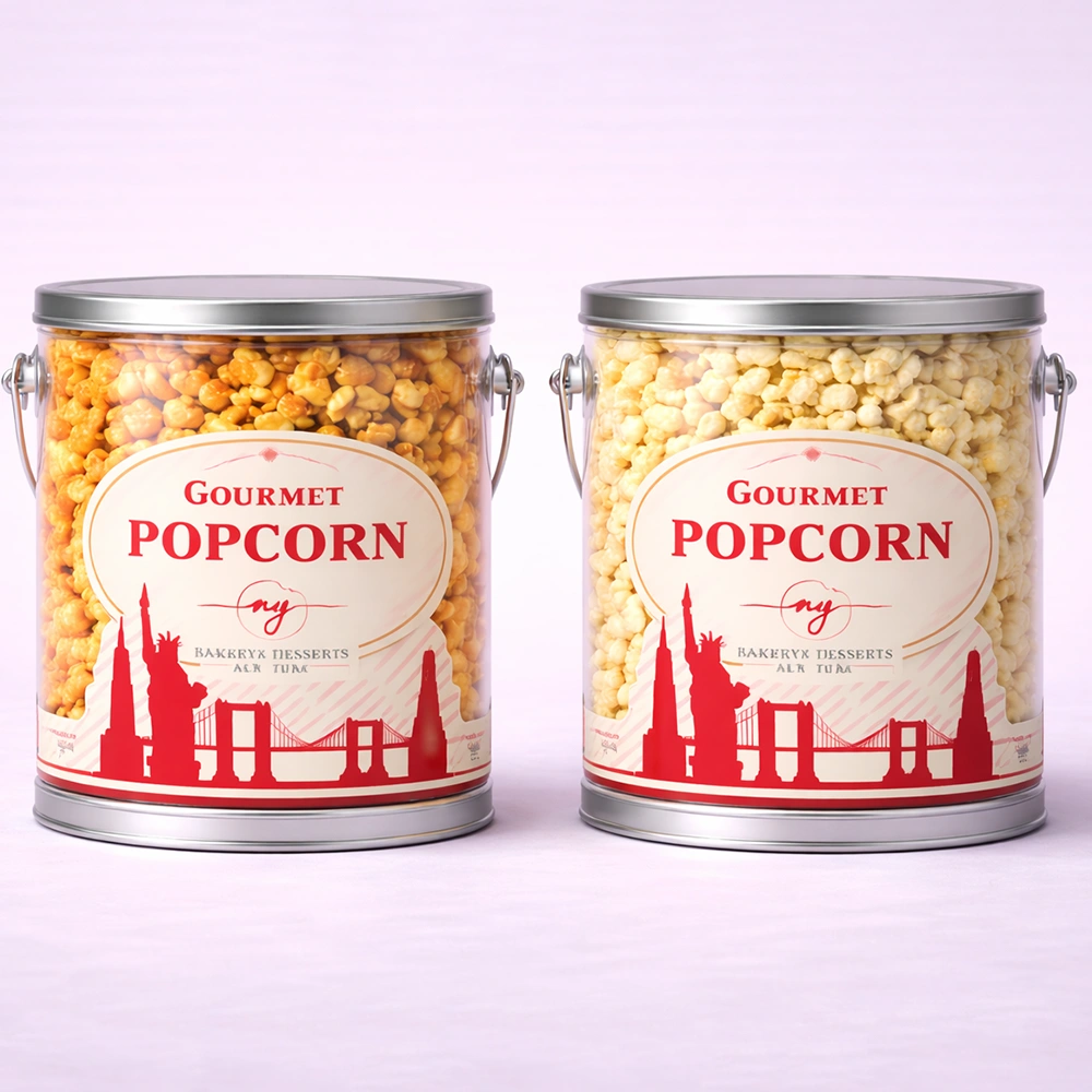 11 Special 2 Gallon Red Popcorn Tin - Image 1