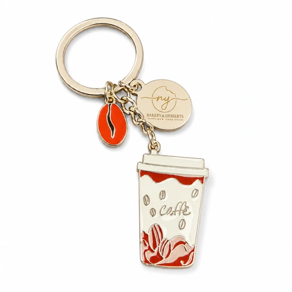 NYBD Coffee Cup Keychain