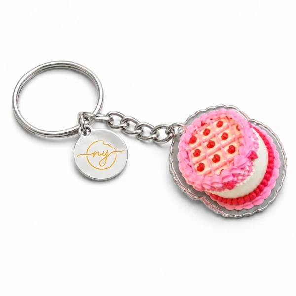 NYBD Pink Tart Keychain