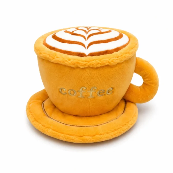 Plushy Coffee Toy – Yellow